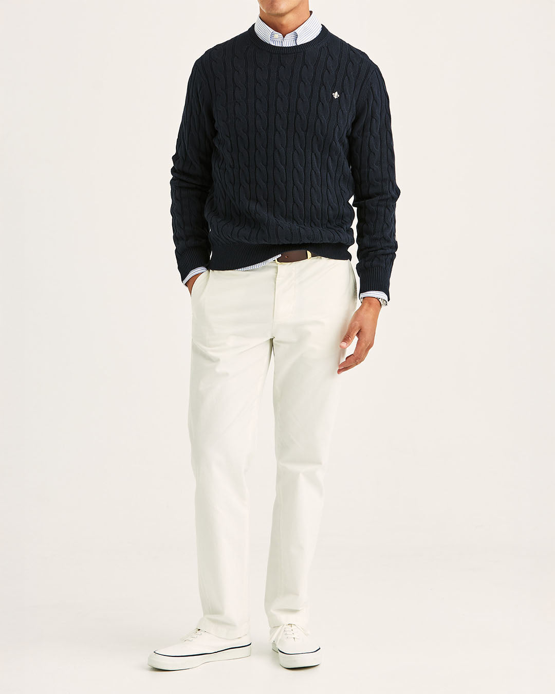 Morris Ethan Cable Oneck