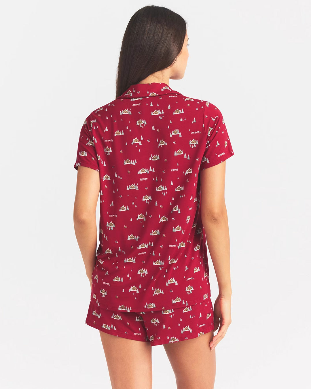 SKIMS Short Sleeve Button Up Set