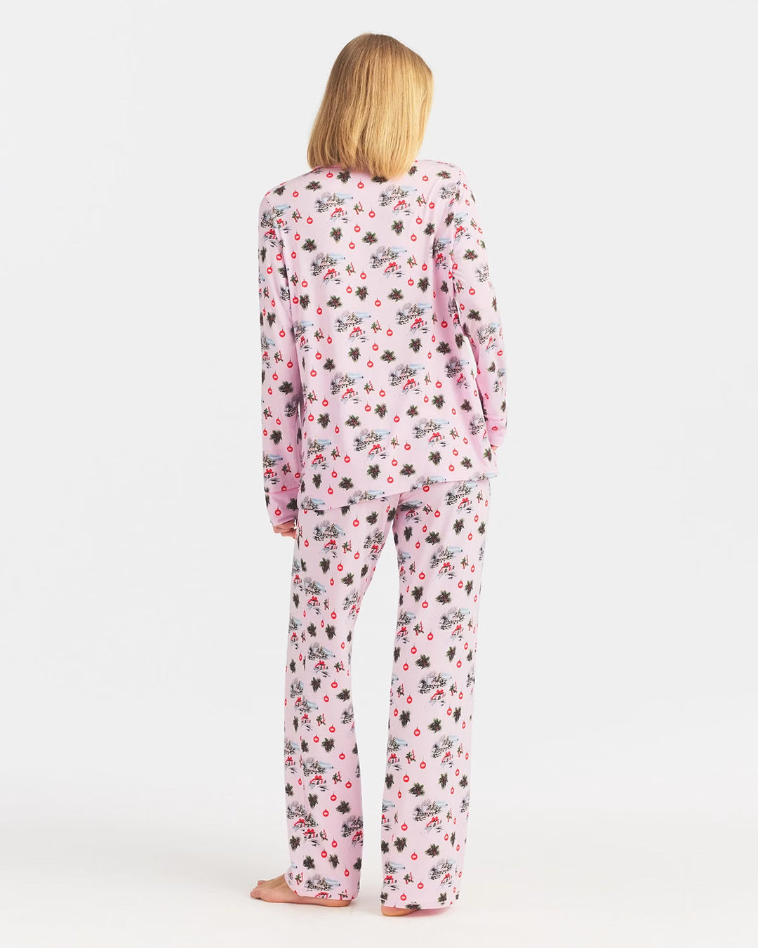 SKIMS Long Sleep Button Up Set