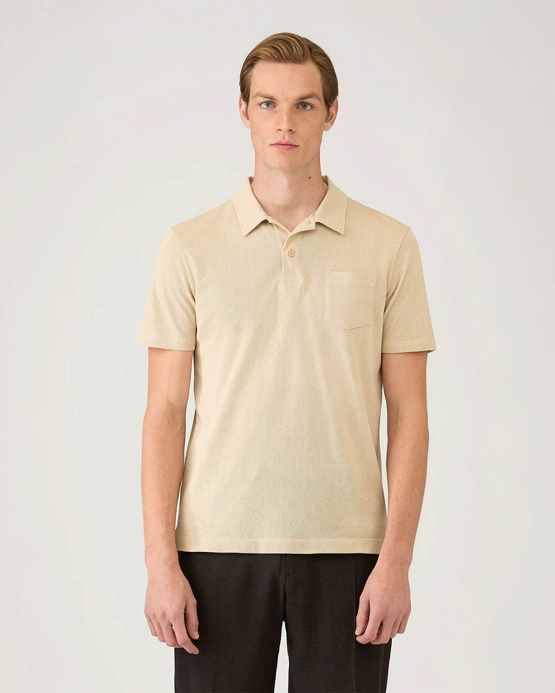Sunspel Short Sleeve Riviera Polo