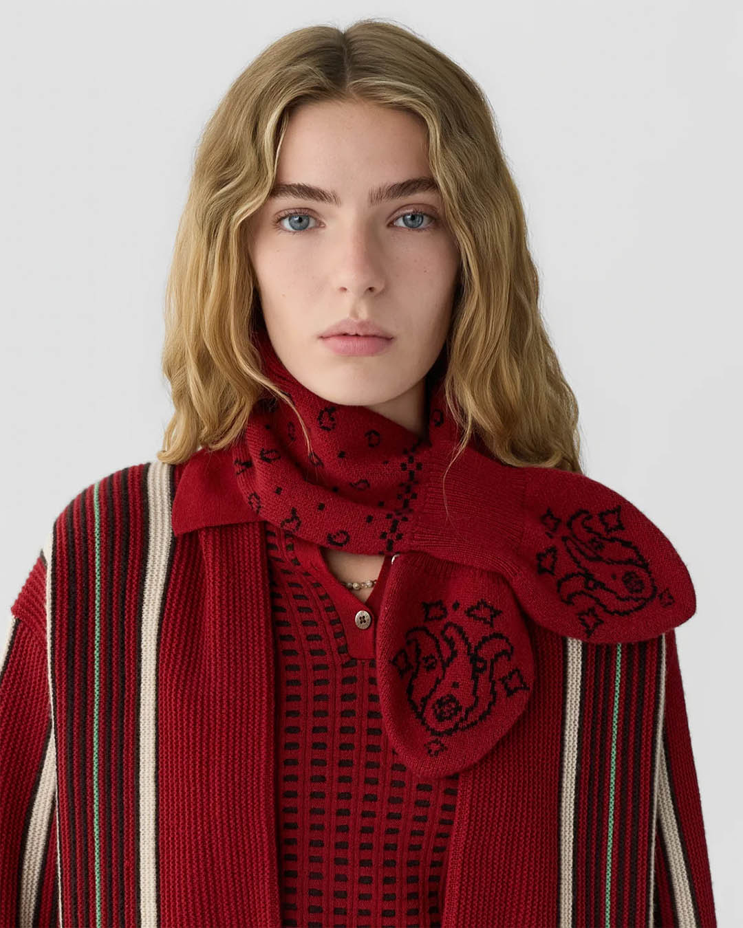 Guest In Residence Bandana Bowtie Scarf