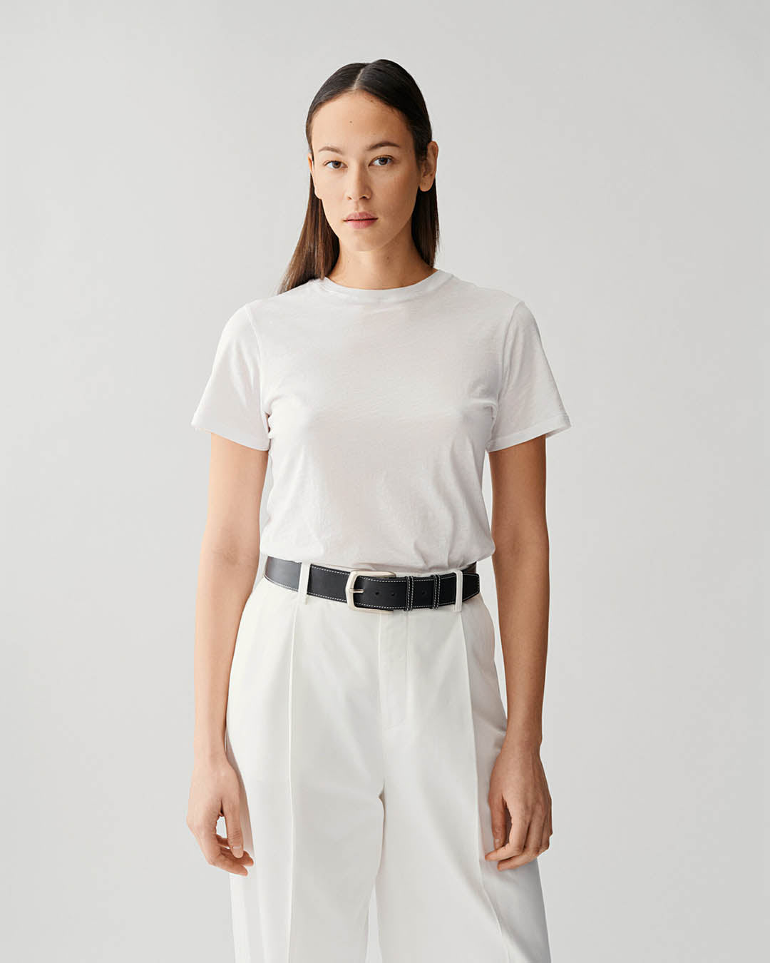 Julie Josephine Fine Cotton Roundneck Tee