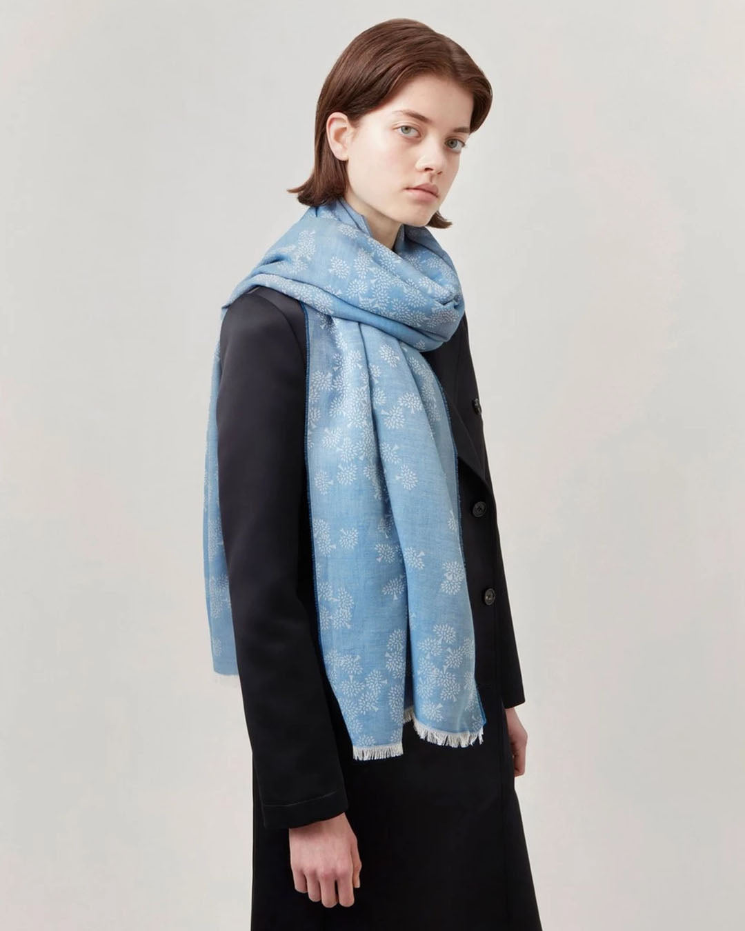 Mulberry Denim Tamara Scarf 70x200