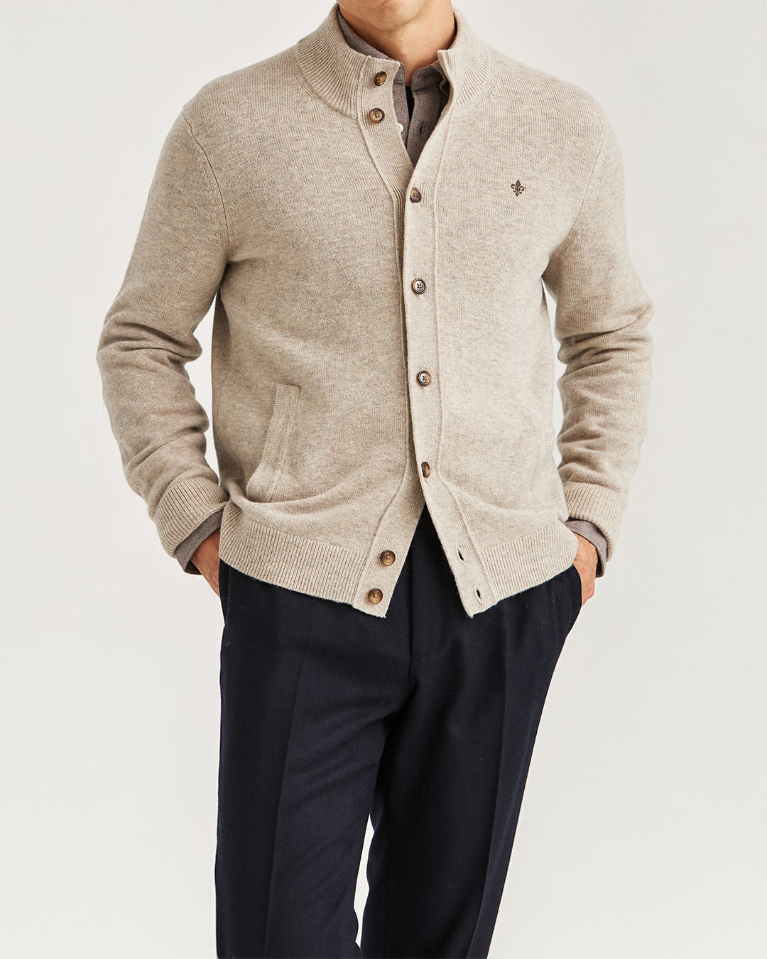 Morris Hertford Button Cardigan