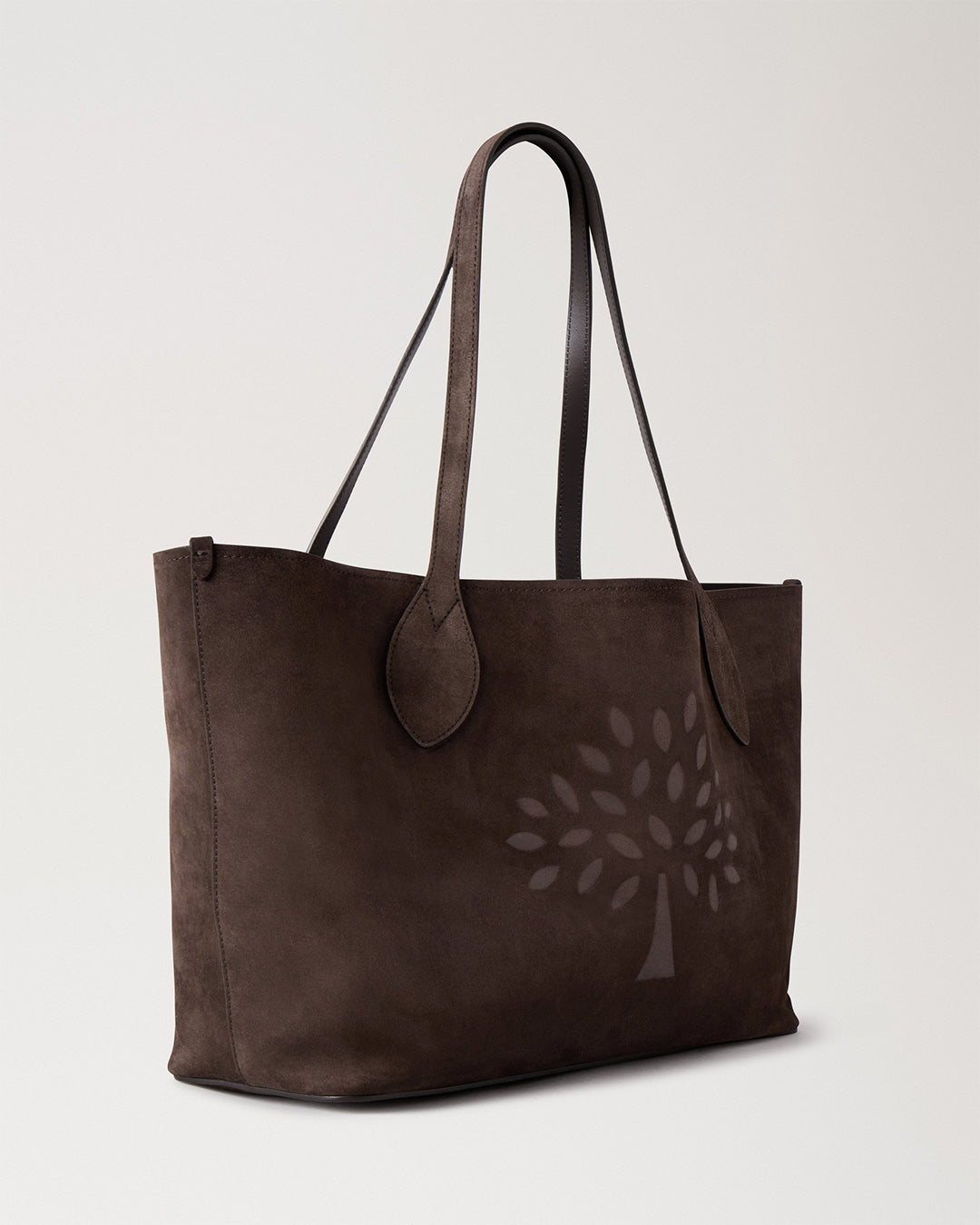 Mulberry Suede Tree Tote