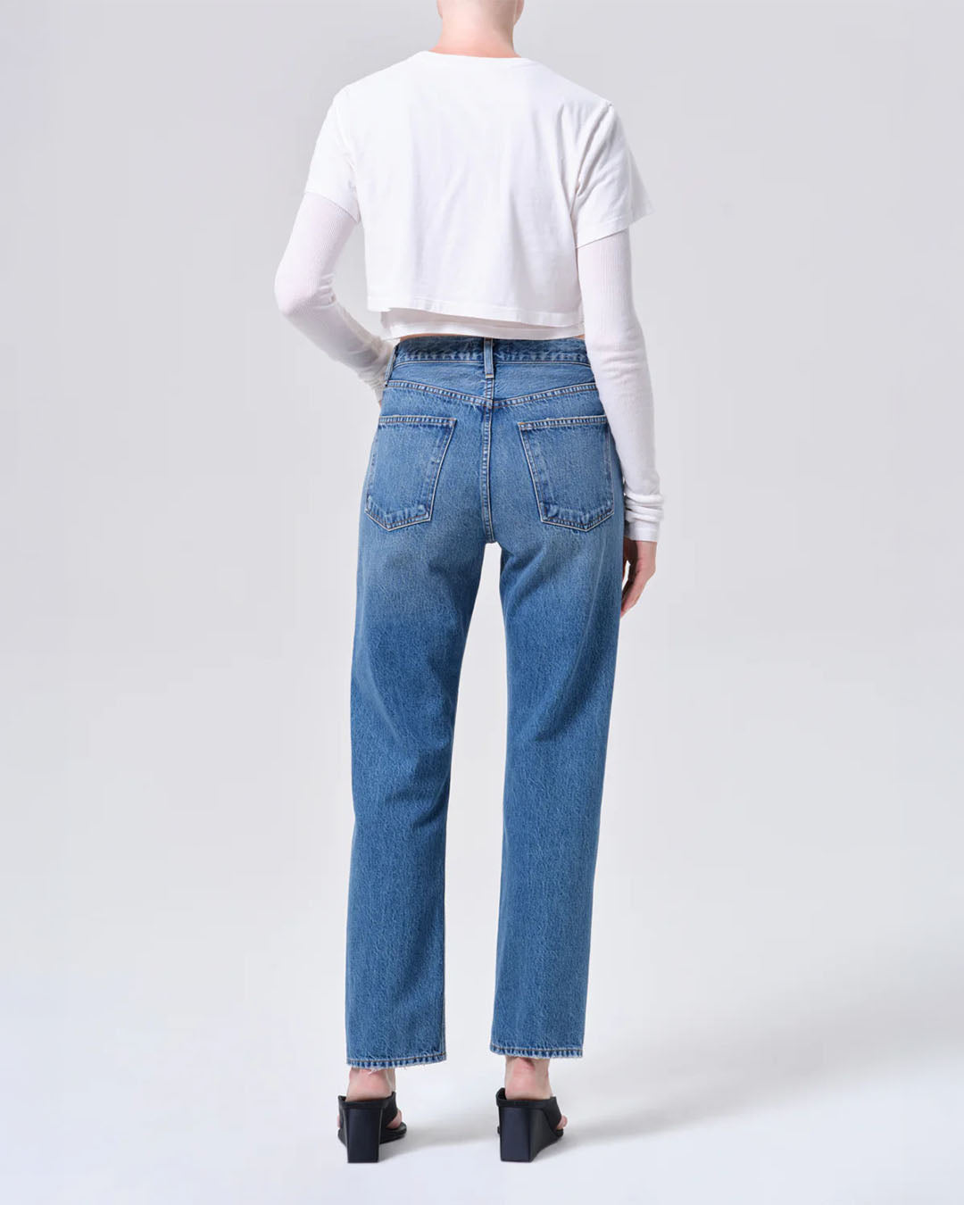 Agolde 90's Pinch Waist High Rise Straight (Weightless)