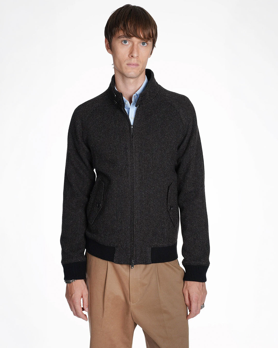 Baracuta Herringbone Wool