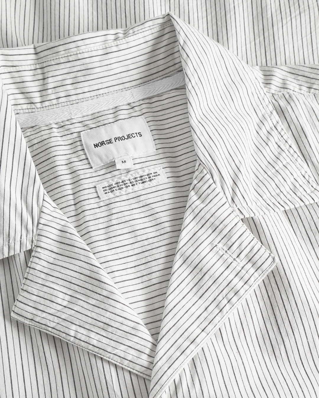 Norse Projects Mads Poplin Stripe SS