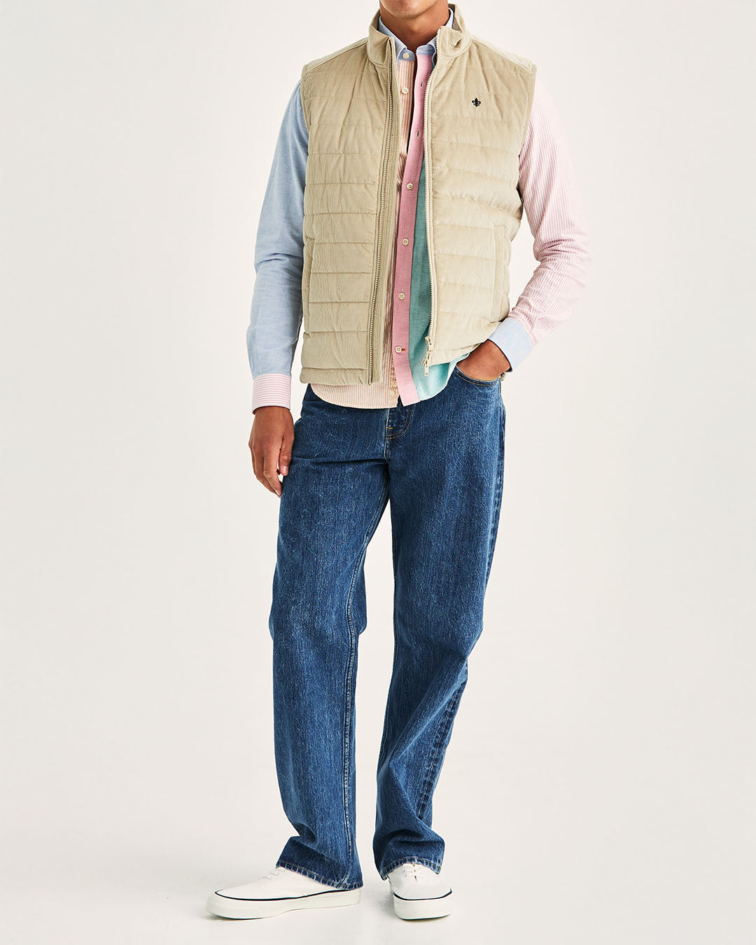 Morris Ted Quilted Cord Vest