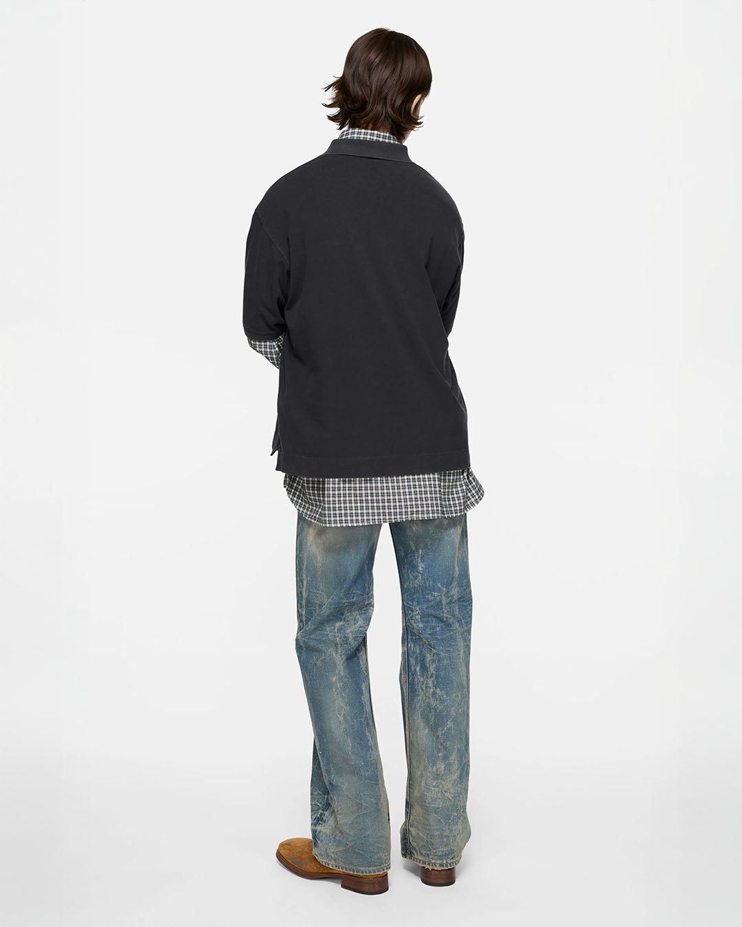 Acne Studios Washed Logo Polo