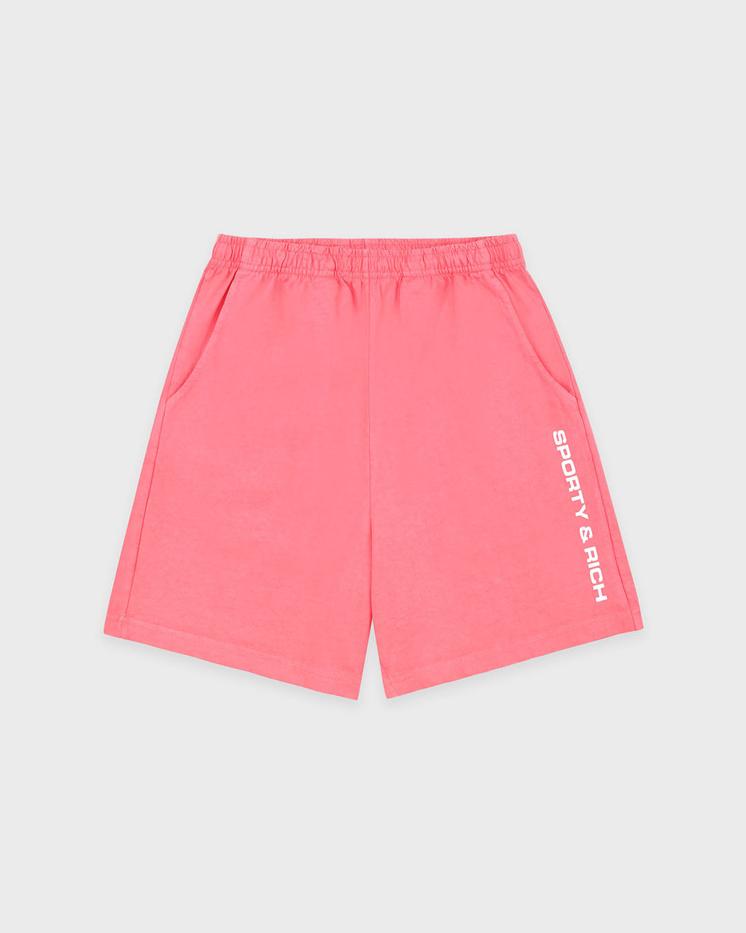 Sporty & Rich Bold Logo Gym Shorts