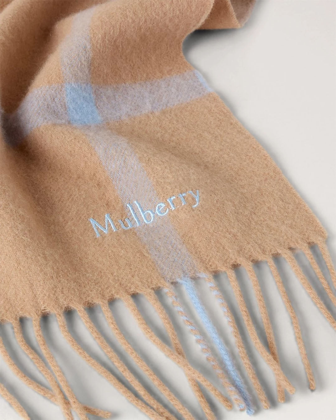 Mulberry Small Check Merino