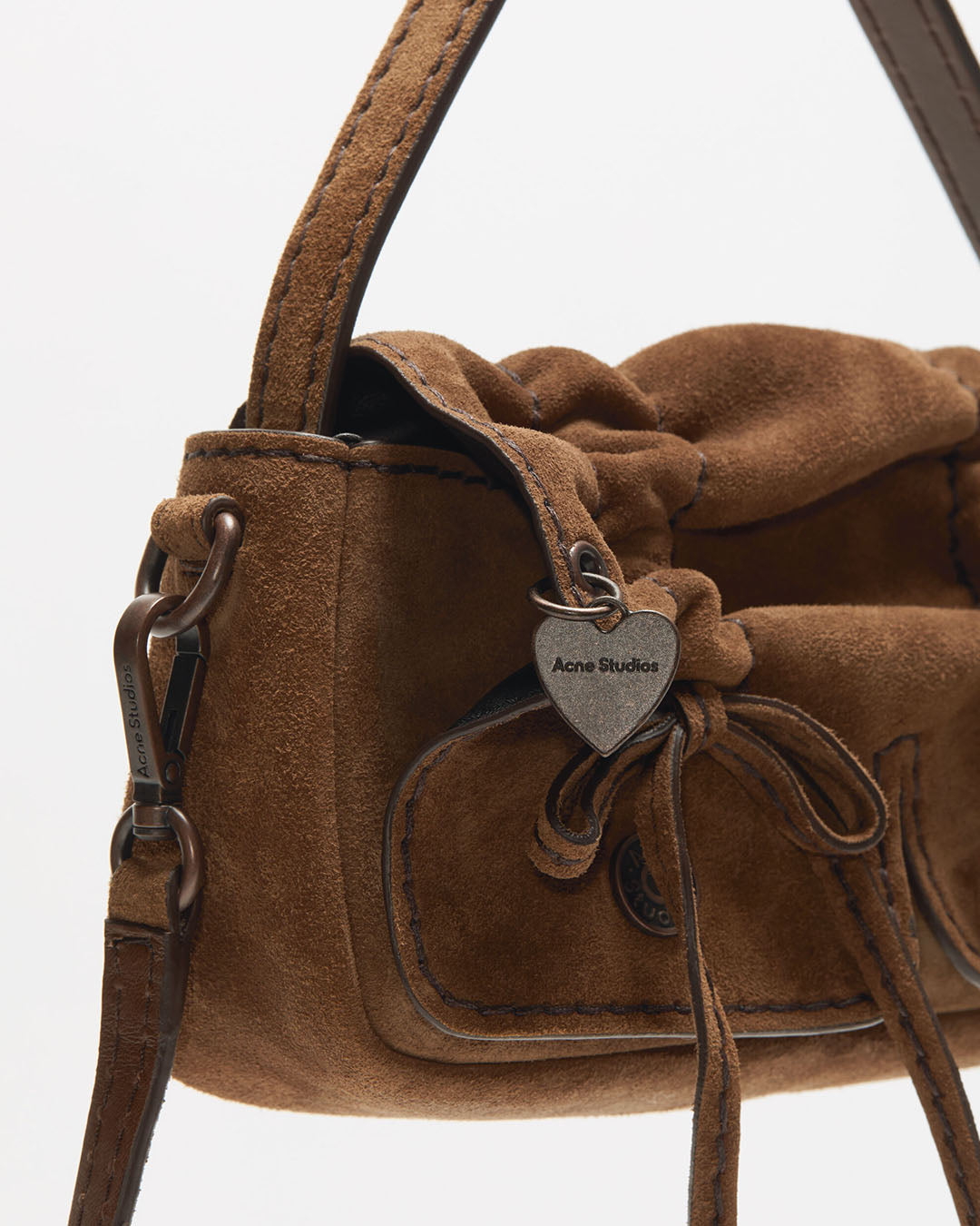 Acne Studios Multipocket Suede Micro Bag