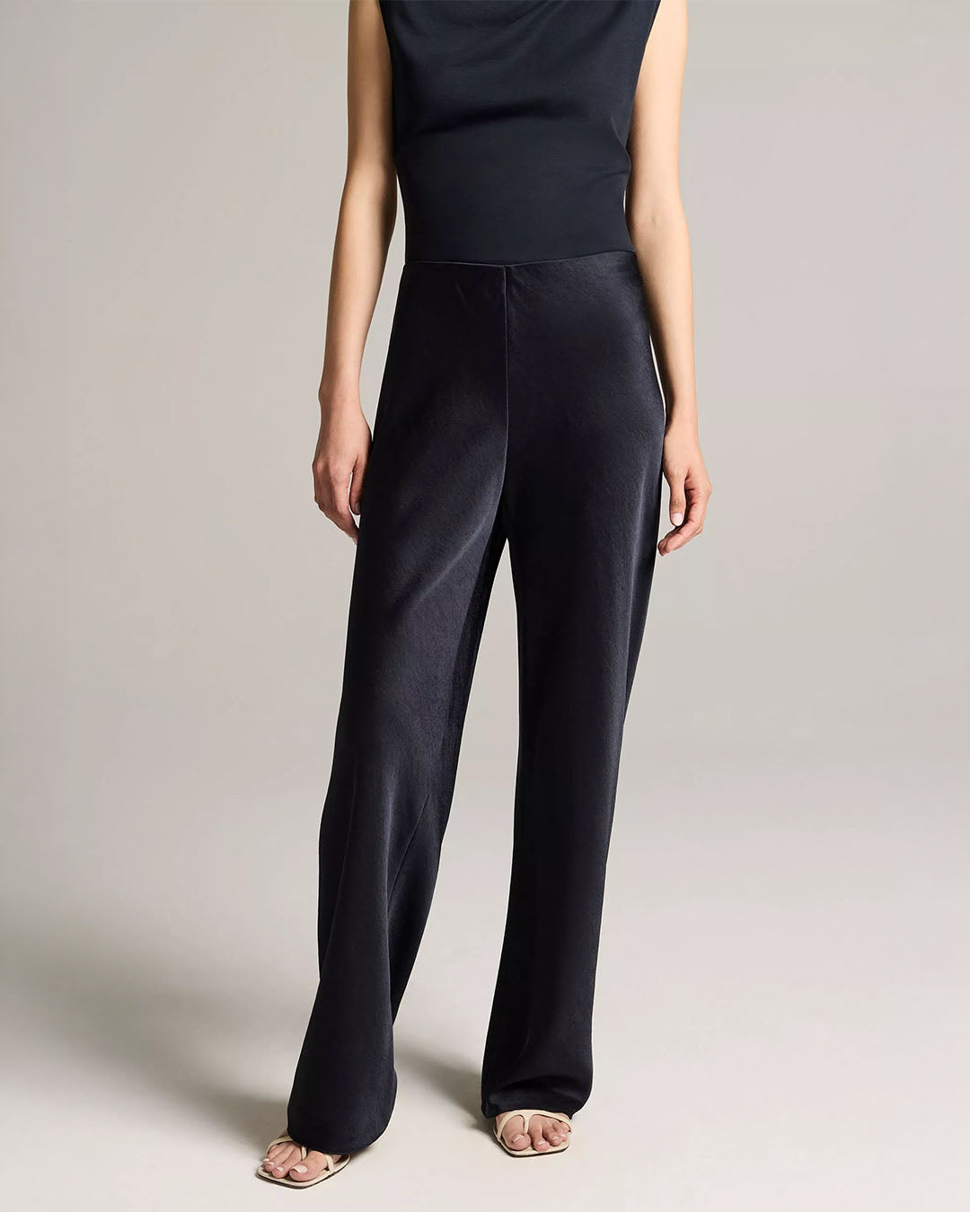 Vince Colette High Waist Satin Pant