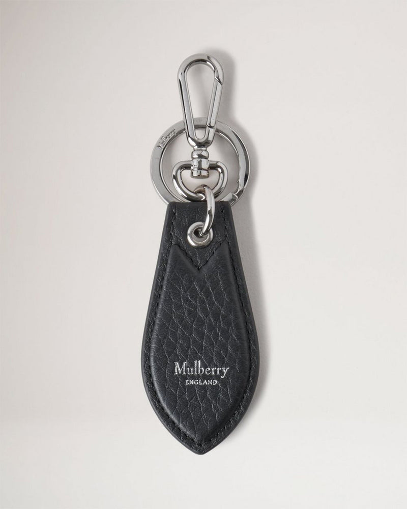 Mulberry Leather Tab Keyring