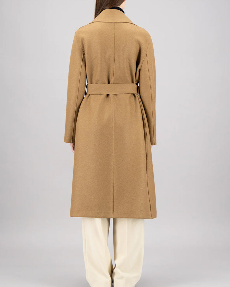 Harris Wharf Belted Long D.B. Coat