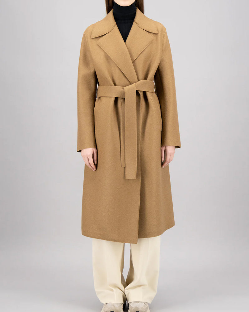 Harris Wharf Belted Long D.B. Coat