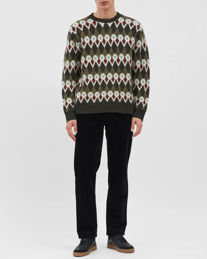 Norse Projects Rune Fair Isle Jacquard Sweater