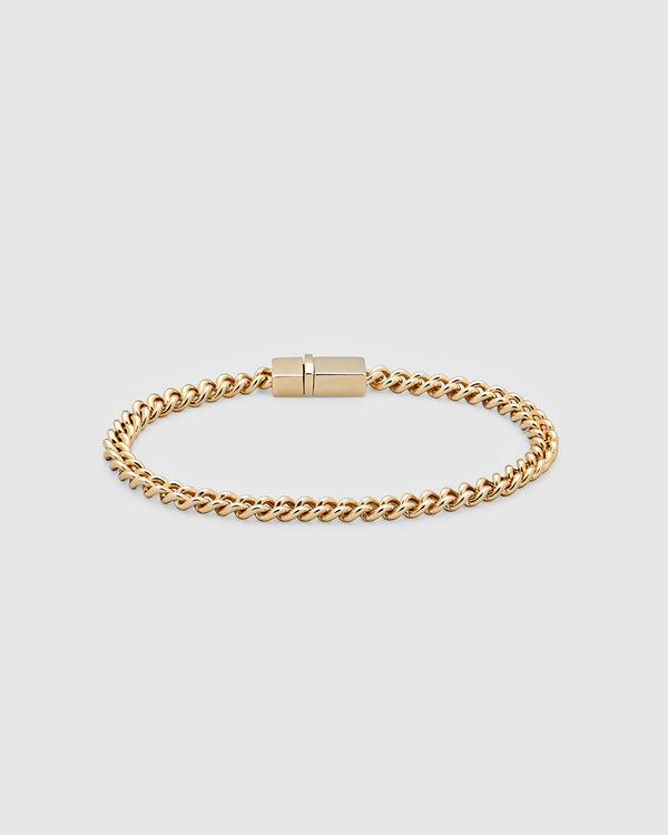 Tom Wood Rounded Curb Bracelet Thin
