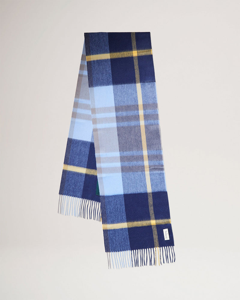 Mulberry Small Check Lambswool Scarf 30x200