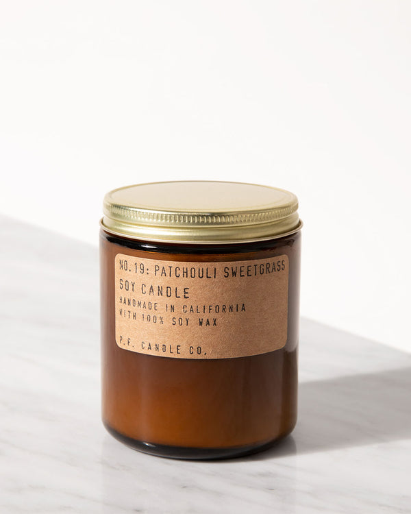 P.F. Candle Co. NO. 19 Patchouli Sweetgrass