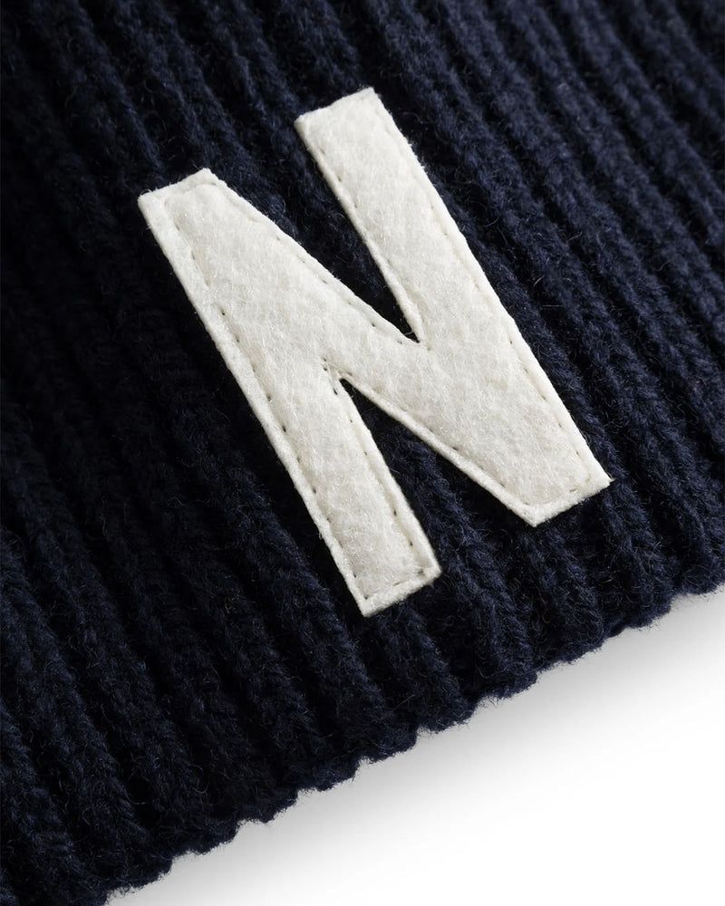 Norse Projects Rib N Logo Beanie