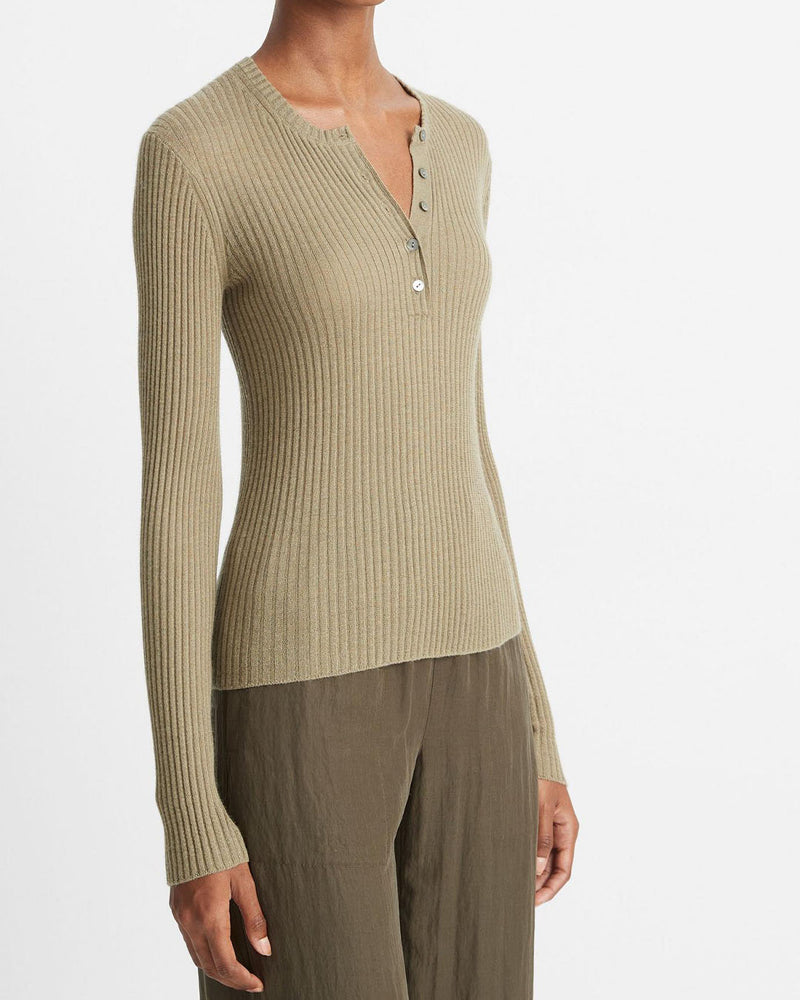 Vince Ribbed Henley