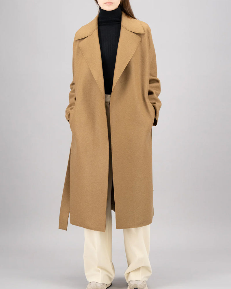 Harris Wharf Belted Long D.B. Coat